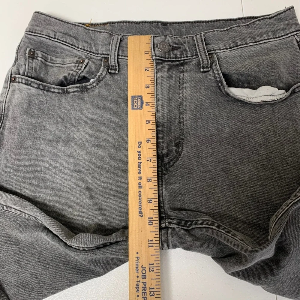Levi's‎ 502 Taper Jeans Mens 31x30 (30x28)Grey Stretch Denim 502-0342
